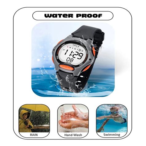 Spiky Spkeva Round Digital Kids Sports Watch — Toycra