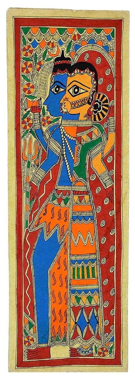 Prash Handicraft Traditional Madhubani Painting/Mithila Painting ...
