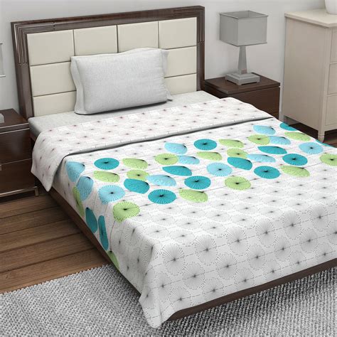 White Cotton Ac Blanket Online | Dohar Single Bed | Divine Casa