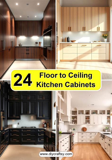 24 Floor-to-Ceiling Kitchen Cabinet Storage Ideas