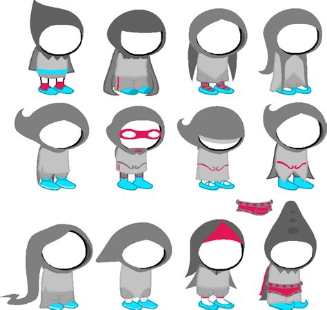 Homestuck Pixel Sprite Base