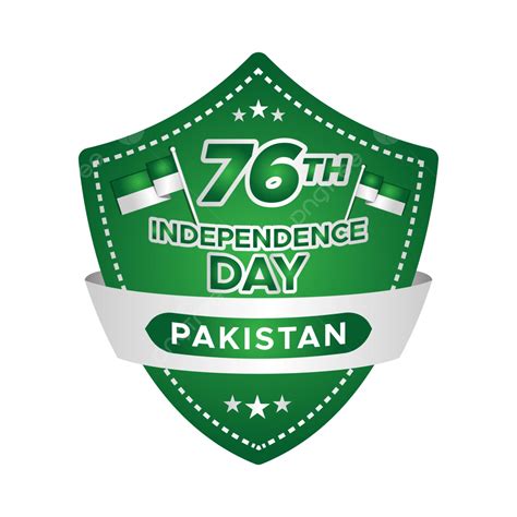 76th Pakistan Independence Day 14 August Logo Badge Vector, Pakistan Independence Day, 76th ...