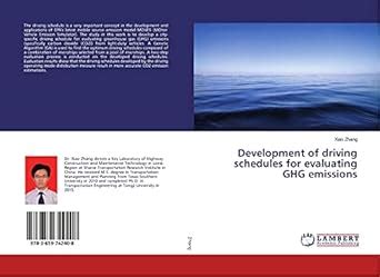 Development of driving schedules for evaluating GHG emissions : Amazon ...