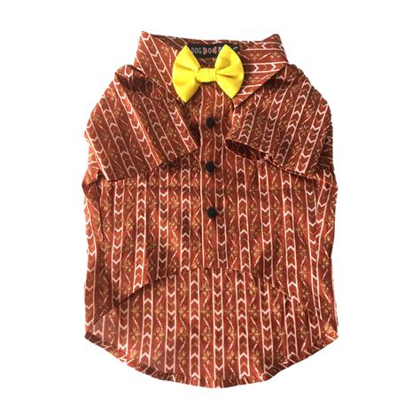 Buy Dusky Red Tribal Shirt for Pets | Dogobow Hyderabad