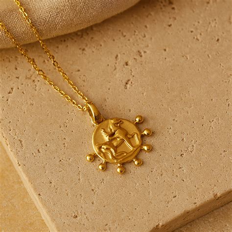 Power Medallion Necklace- Demi Fine Necklace | Anushka Jain Jewellery