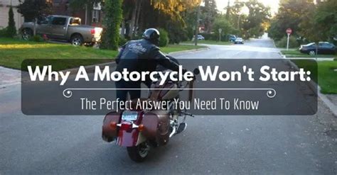 Image result for Motorcycle Start Problem