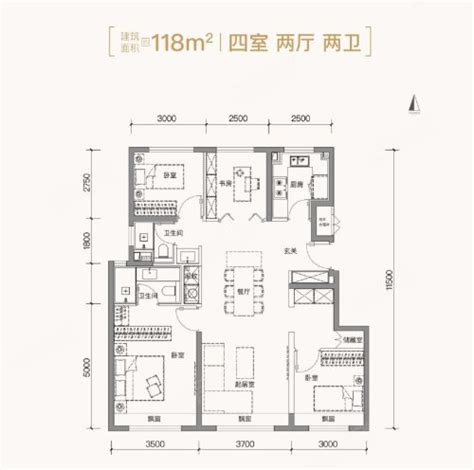 现代简约二居室90平米6万-鲁商凤凰城装修案例-济南房天下家居装修网