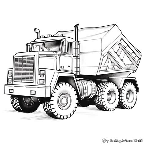 Truck Coloring Page