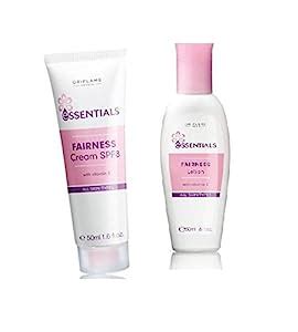 Oriflame Essentials Fairness Cream SPF 8 and Lotion -50 ml Each ...