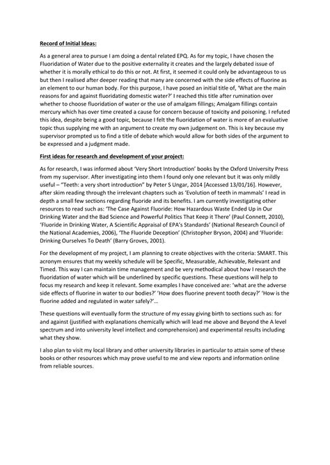 Image result for Epq Essay Structure Examples