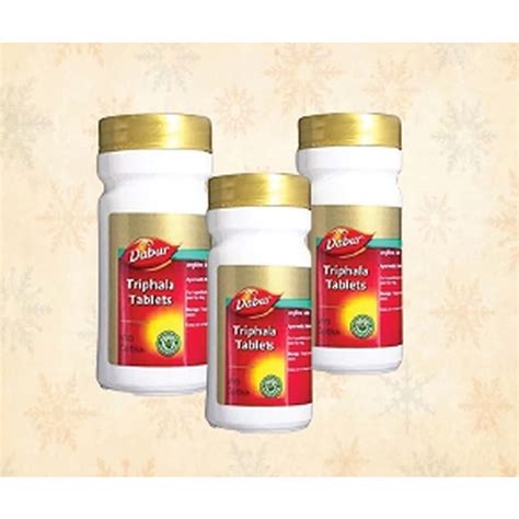 Buy DABUR TRIPHALA TABLET PACK OF 3 Online & Get Upto 60% OFF at PharmEasy