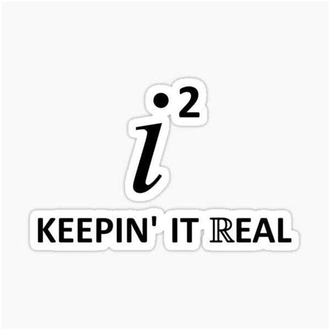 Algebra Keepin' It Real Sticker – sticckiz.com
