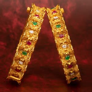 Raddhi Jewels Brass Gold-plated Kada Price in India - Buy Raddhi Jewels ...