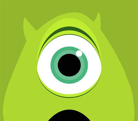 Monsters Inc. Mike Wazowski Eye Iron On Transfer #7 - Divine Bovinity ...