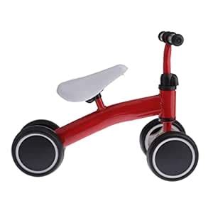 UJEAVETTE Baby Balance Bike Kids Toddler Walker Boy Girl 4 Wheels Push ...