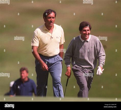 GOLF. L-R:SEVE BALLESTEROS & JOSE MARIA OLAZABAL, SPAIN Stock Photo - Alamy