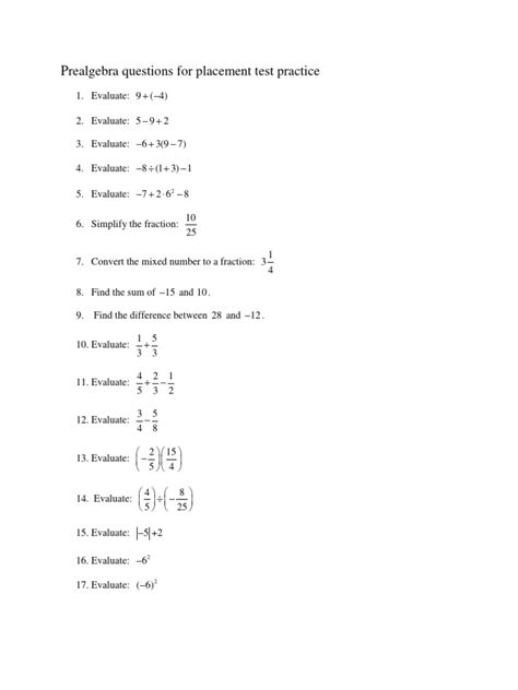 Image result for Pre-Algebra Study Guide