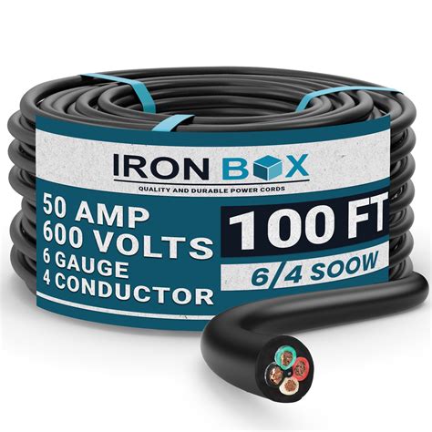 Ironbox Electric 6 4 Soow Bulk Cable 6 Gauge 4 | Desertcart INDIA