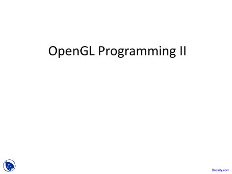 OpenGL Programming Tips 的图像结果
