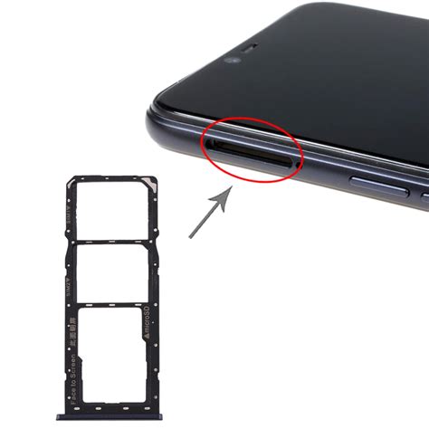 For Realme 2 SIM Card Tray + SIM Card Tray + Micro SD Card Tray (Black ...