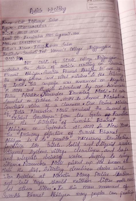 Image result for How to Write an Article Example