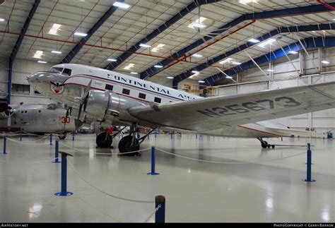 Aircraft Photo of N25673 | Douglas DC-3(A) | Continental Airlines ...