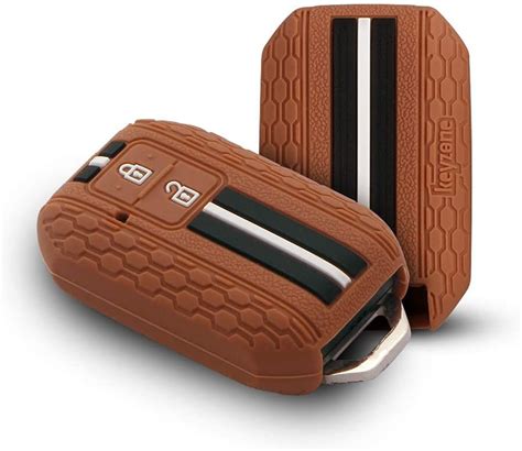 Keyzone® Striped Silicone Key Cover Compatible for Suzuki Baleno, XL6 ...