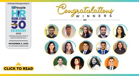 BW People HR Rising Stars Under 30 Awards Celebrates Next Gen HR ...