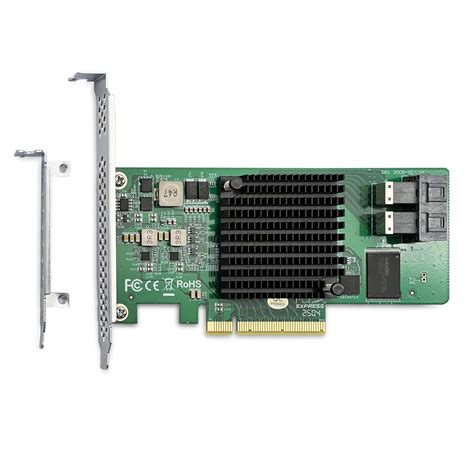 Amazon.in: Buy H!Fiber 12G Internal PCIe Controller Card, 8 Ports 12Gb ...