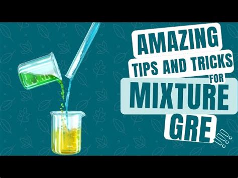 Tips and Tricks for Mixtures Video Lecture - Crash Course for GRE