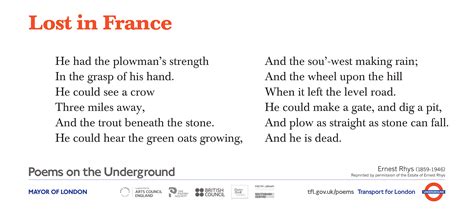 Lost in France – Poems on the Underground
