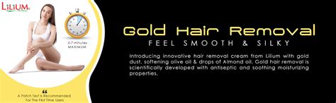 Lilium Gold Hair Removal Cream 50g Pack of 2 : Amazon.in: Health ...