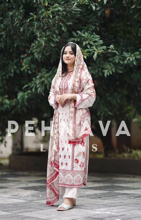 Cotton dupatta suits – Pehnava Lawns