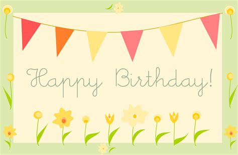 Free Happy Birthday Printable Cards