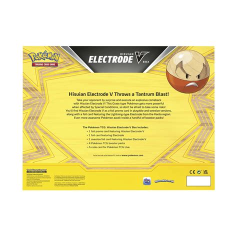 Pokemon Trading Card Games: Hisuian Electrode V Box India | Ubuy