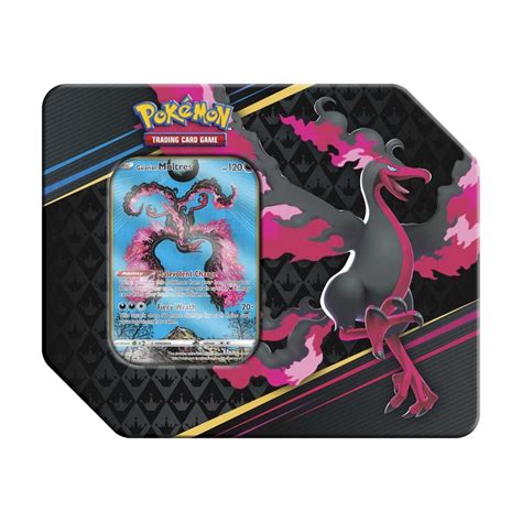 Pokémon TCG: Crown Zenith Tin (Galarian Moltres) | Pokémon Center ...