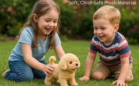 Buy ABTER Interactive Walking Puppy Toy with Sound Effects, Battery ...