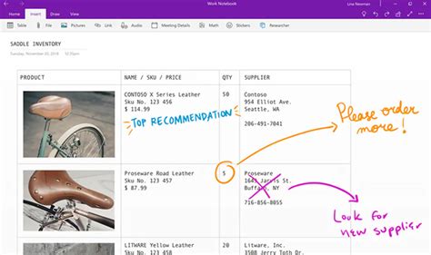 Image result for OneNote Inventory