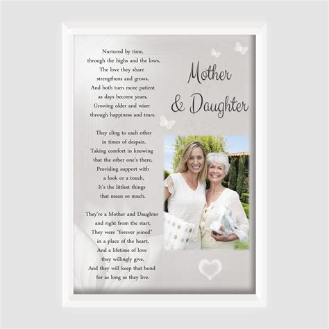 Mother Daughter Poem Gift Print - 2 | Cloud Nine Treasures