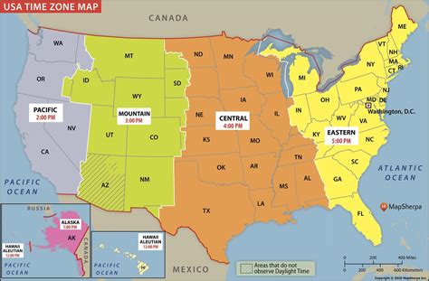 U.S. States with Multiple Time Zones: Idaho, Oregon, Kansas, Nebraska ...