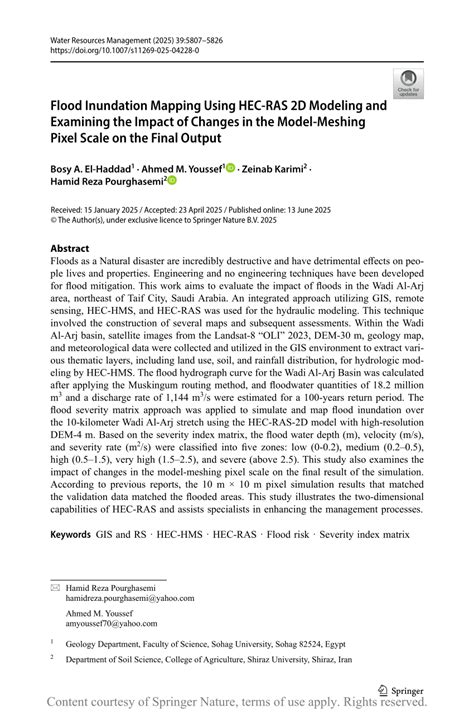 Image result for HEC-RAS Flood Modeling