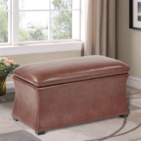 American Furniture Classics Hourglass Eclectic Cocoa Bonded Leather ...