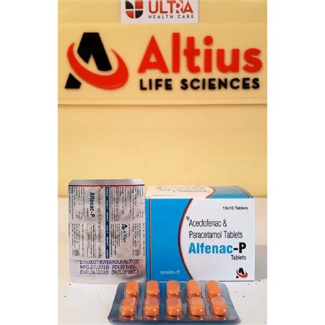 ALFENAC-P Tablets Altius Life Sciences Unit Of Ultra Health Care