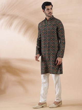 Buy Mehndi Kurta for Men | Indian Men's Mehndi Outfits – The Kurta Company