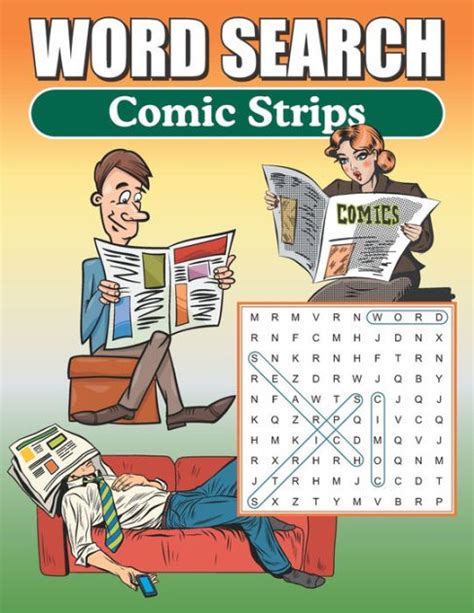 Word Search Comic Strips: Word Find Book For Adults by Greater Heights ...