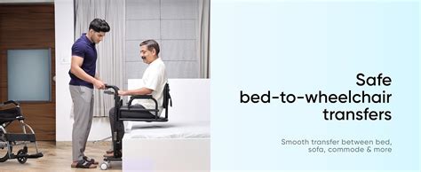 Frido Patient Transfer Lift Chair | Hydraulic Elderly Lift for Bed to ...