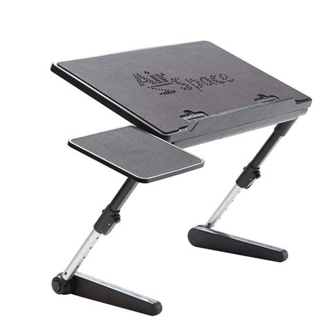 Buy TYAGY Foldable Height Adjustable Laptop Stand Air Space Laptop Desk ...