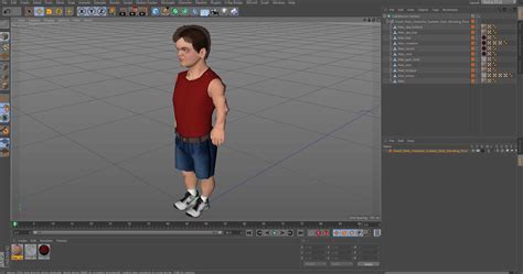 Dwarf Male Character Summer Style Standing Pose 3D | 3D Molier ...