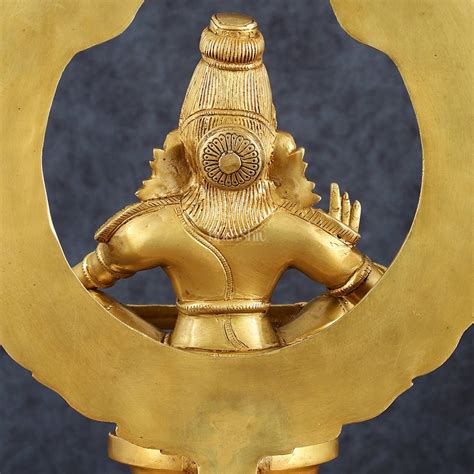 Buy Brass Lord Ayyappa Swamy Ayyappan Statue - 18" - Budhshiv.com