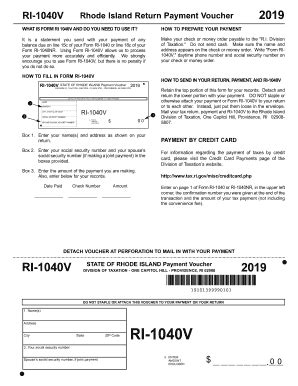 RI RI-1040V 2019 - Fill out Tax Template Online